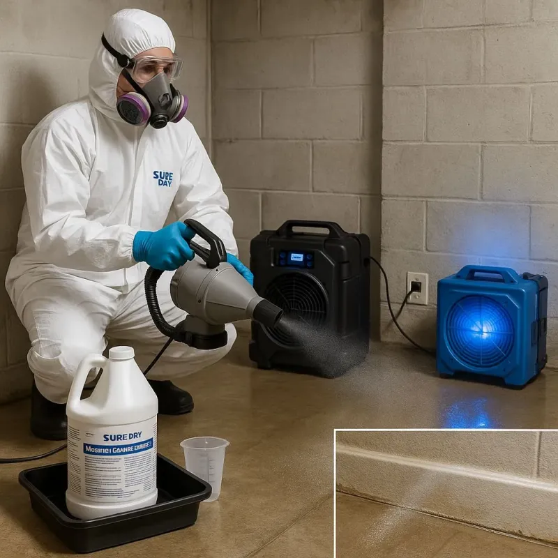 Sanitization and Odor Removal process in Burr Ridge, IL